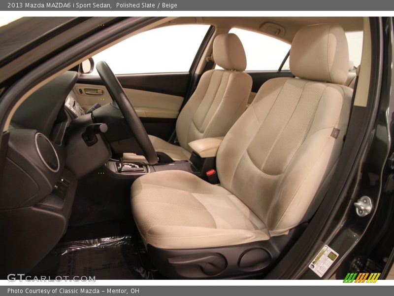 Polished Slate / Beige 2013 Mazda MAZDA6 i Sport Sedan