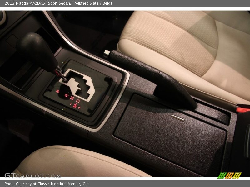 Polished Slate / Beige 2013 Mazda MAZDA6 i Sport Sedan