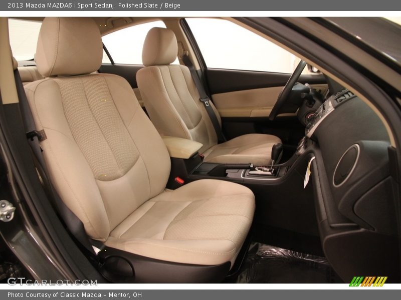 Polished Slate / Beige 2013 Mazda MAZDA6 i Sport Sedan