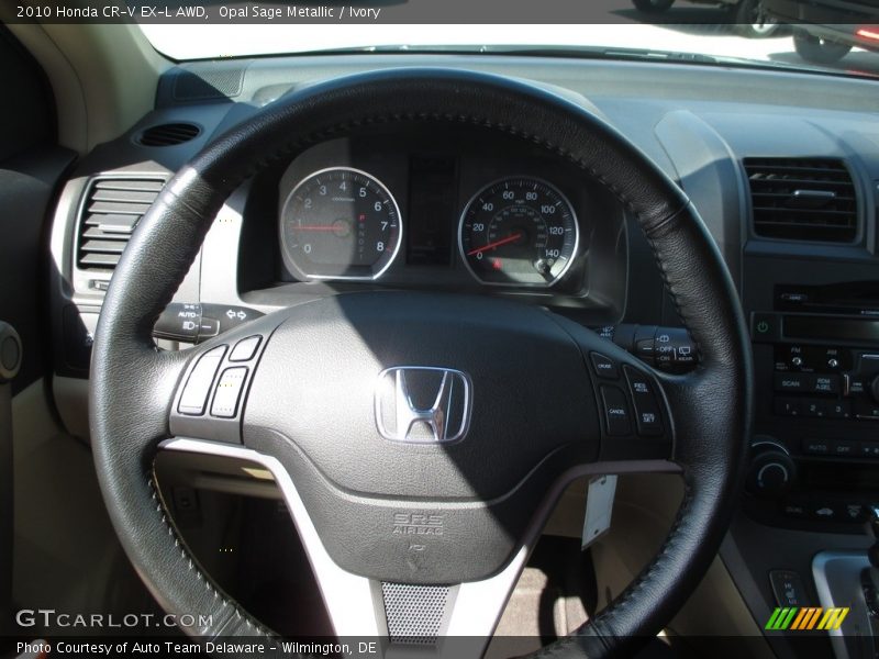 Opal Sage Metallic / Ivory 2010 Honda CR-V EX-L AWD