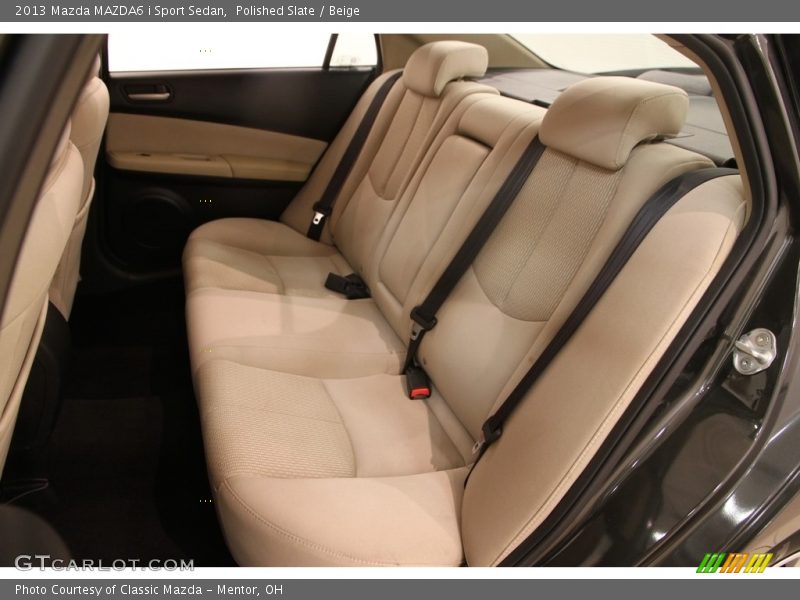 Polished Slate / Beige 2013 Mazda MAZDA6 i Sport Sedan