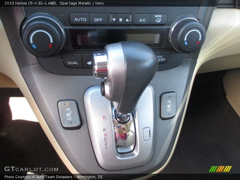Opal Sage Metallic / Ivory 2010 Honda CR-V EX-L AWD