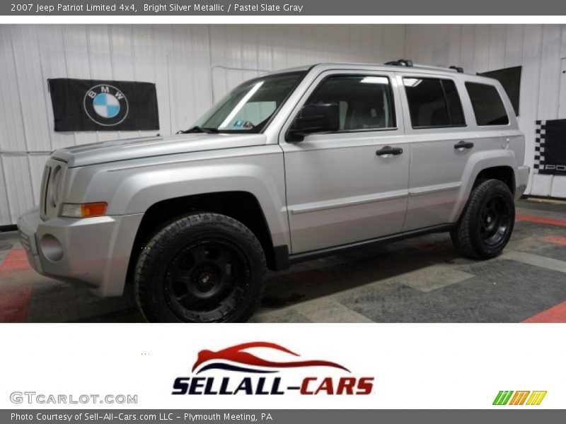 Bright Silver Metallic / Pastel Slate Gray 2007 Jeep Patriot Limited 4x4