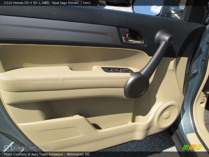 Opal Sage Metallic / Ivory 2010 Honda CR-V EX-L AWD