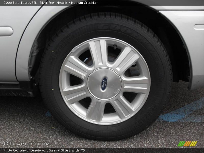 Silver Frost Metallic / Medium Graphite 2000 Ford Taurus SEL