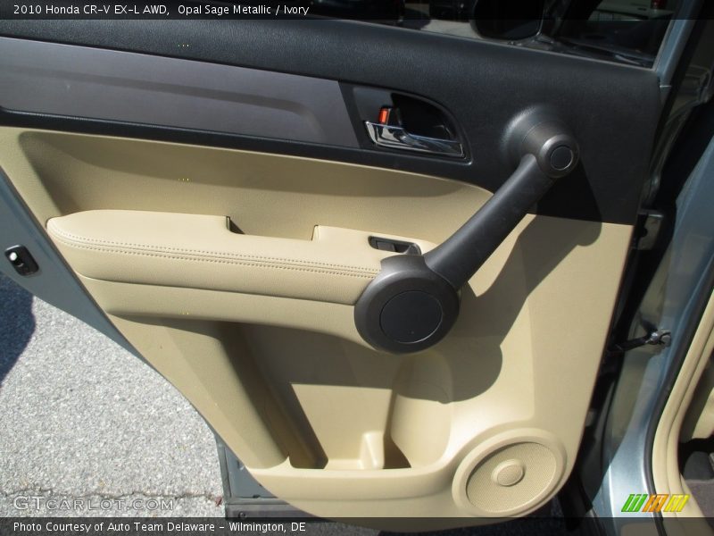 Opal Sage Metallic / Ivory 2010 Honda CR-V EX-L AWD