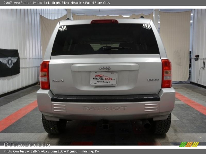 Bright Silver Metallic / Pastel Slate Gray 2007 Jeep Patriot Limited 4x4