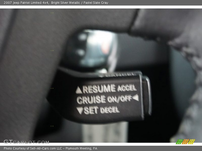 Bright Silver Metallic / Pastel Slate Gray 2007 Jeep Patriot Limited 4x4