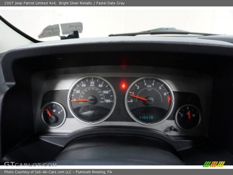 Bright Silver Metallic / Pastel Slate Gray 2007 Jeep Patriot Limited 4x4