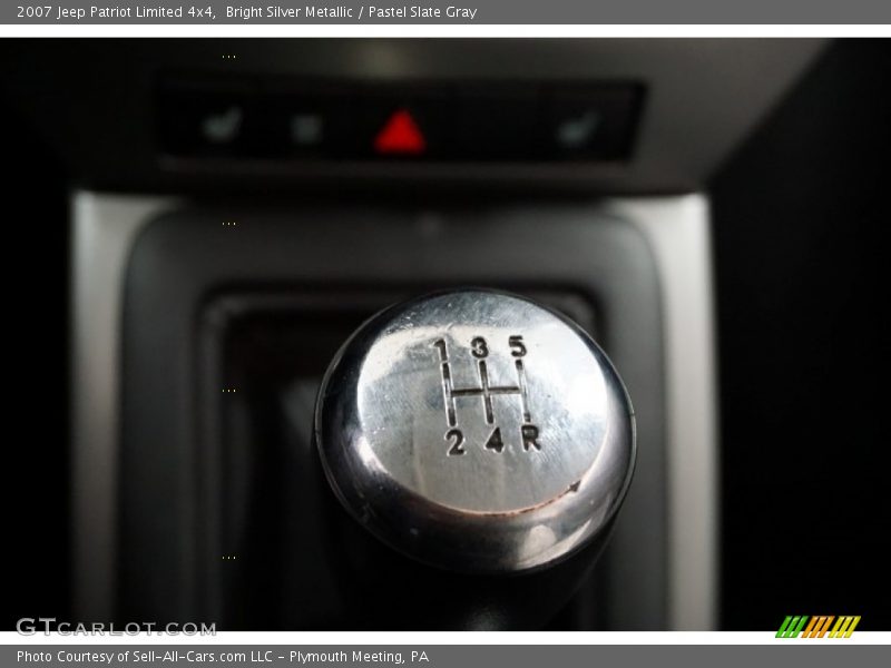 Bright Silver Metallic / Pastel Slate Gray 2007 Jeep Patriot Limited 4x4