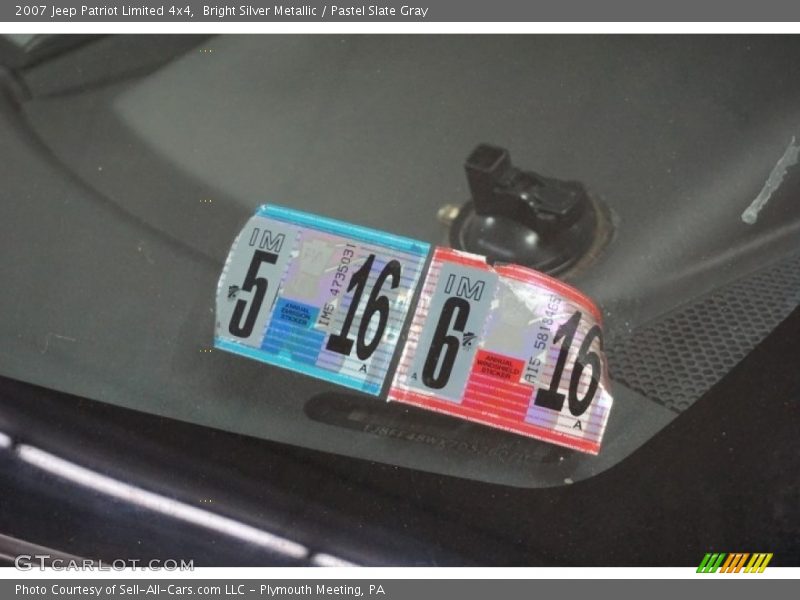 Bright Silver Metallic / Pastel Slate Gray 2007 Jeep Patriot Limited 4x4