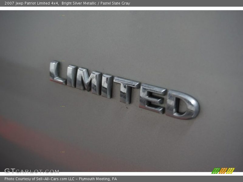 Bright Silver Metallic / Pastel Slate Gray 2007 Jeep Patriot Limited 4x4