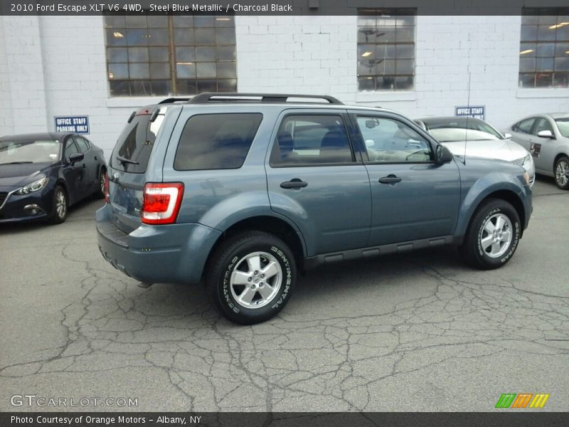 Steel Blue Metallic / Charcoal Black 2010 Ford Escape XLT V6 4WD