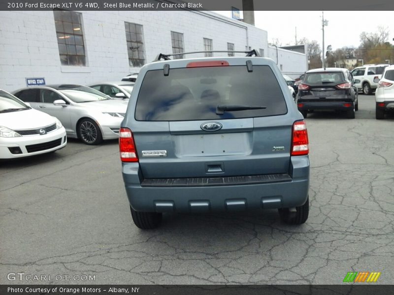 Steel Blue Metallic / Charcoal Black 2010 Ford Escape XLT V6 4WD