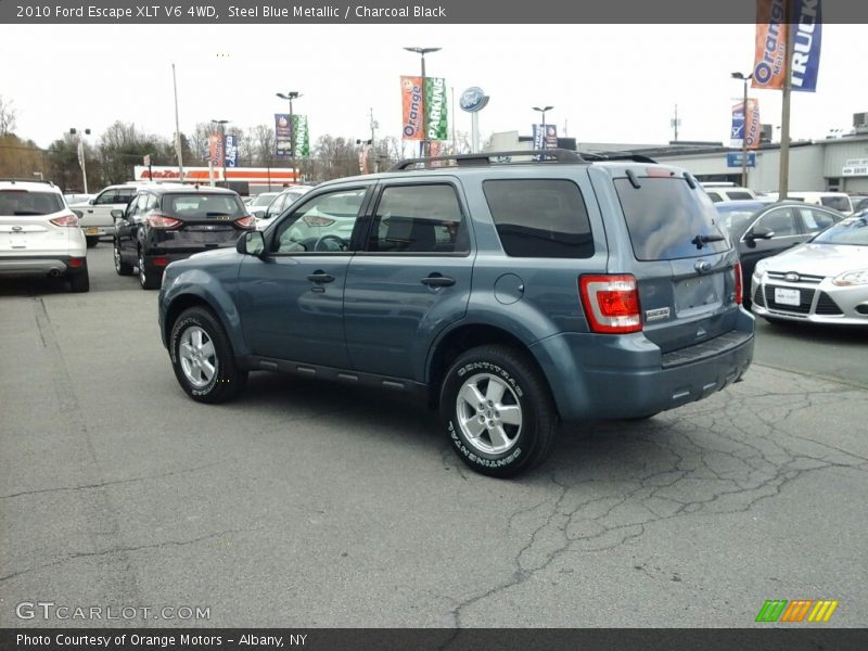 Steel Blue Metallic / Charcoal Black 2010 Ford Escape XLT V6 4WD