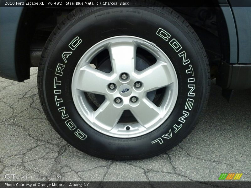 Steel Blue Metallic / Charcoal Black 2010 Ford Escape XLT V6 4WD