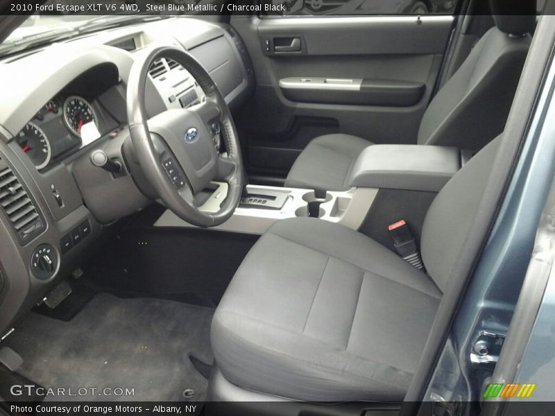 Steel Blue Metallic / Charcoal Black 2010 Ford Escape XLT V6 4WD