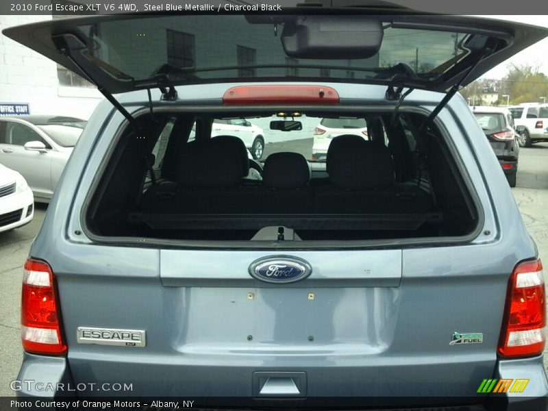 Steel Blue Metallic / Charcoal Black 2010 Ford Escape XLT V6 4WD
