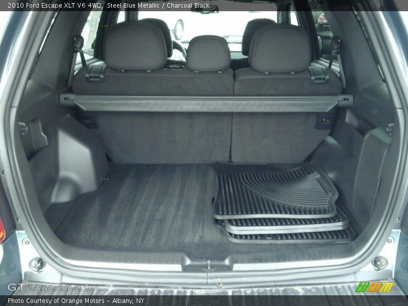 Steel Blue Metallic / Charcoal Black 2010 Ford Escape XLT V6 4WD