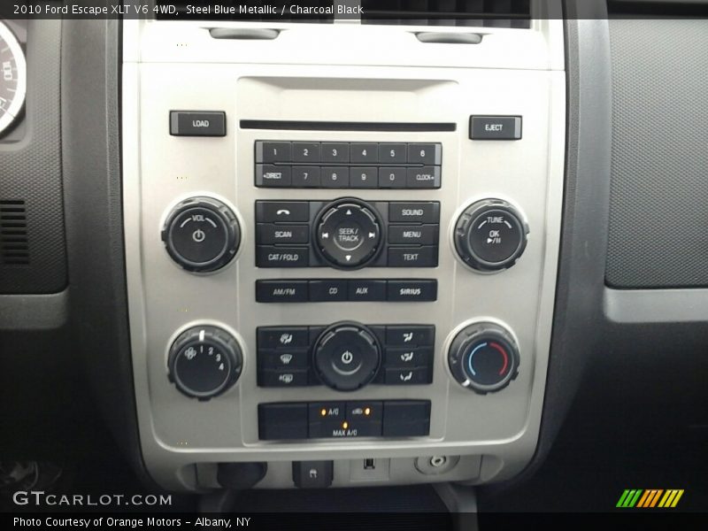Steel Blue Metallic / Charcoal Black 2010 Ford Escape XLT V6 4WD