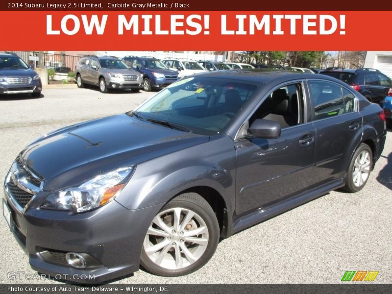 Carbide Gray Metallic / Black 2014 Subaru Legacy 2.5i Limited