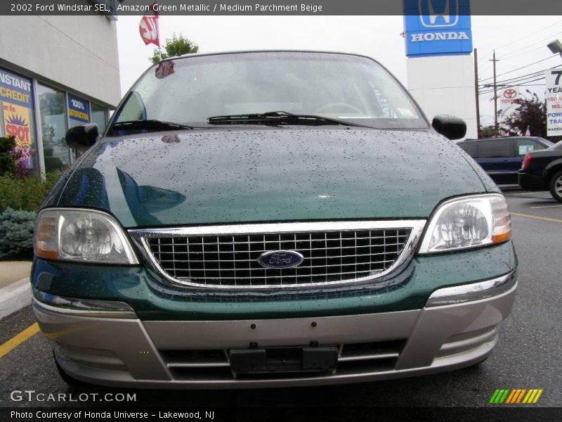 Amazon Green Metallic / Medium Parchment Beige 2002 Ford Windstar SEL