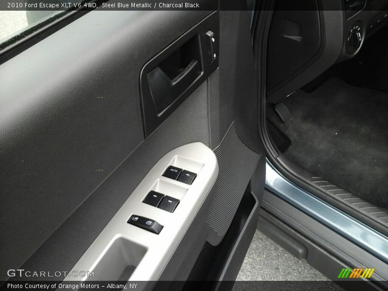 Steel Blue Metallic / Charcoal Black 2010 Ford Escape XLT V6 4WD