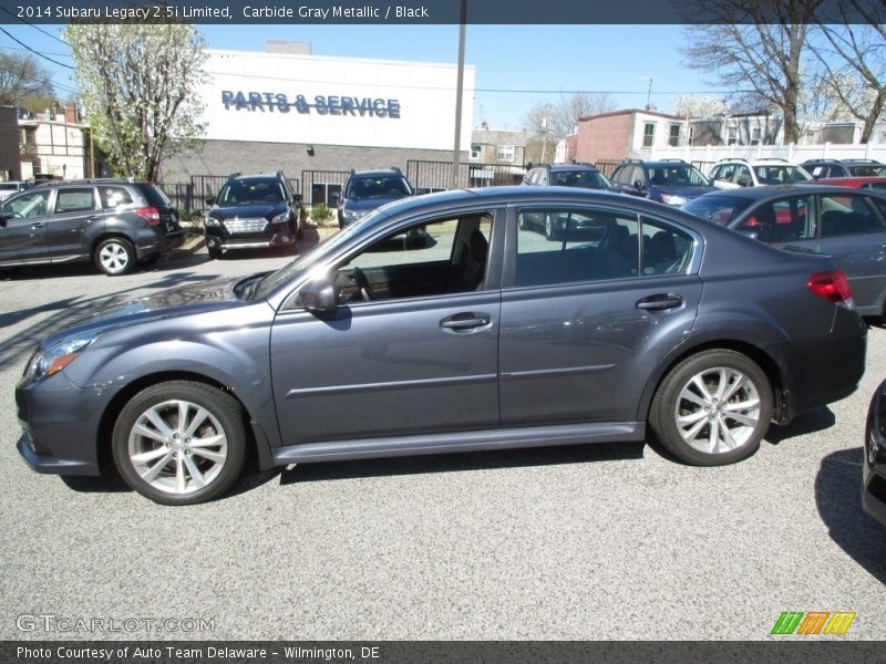 Carbide Gray Metallic / Black 2014 Subaru Legacy 2.5i Limited