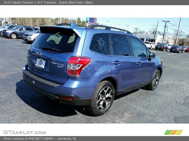 Quartz Blue Pearl / Black 2016 Subaru Forester 2.0XT Premium