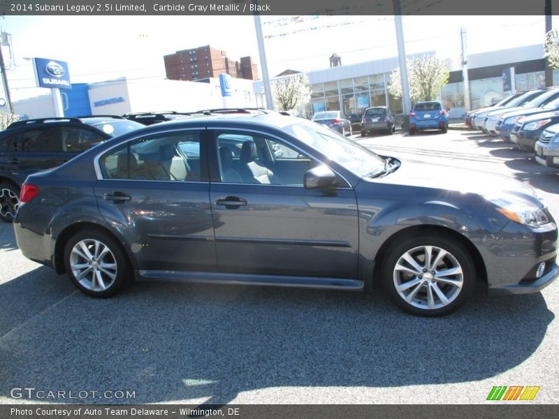 Carbide Gray Metallic / Black 2014 Subaru Legacy 2.5i Limited