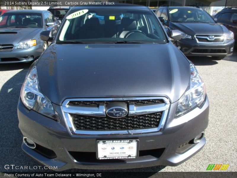 Carbide Gray Metallic / Black 2014 Subaru Legacy 2.5i Limited