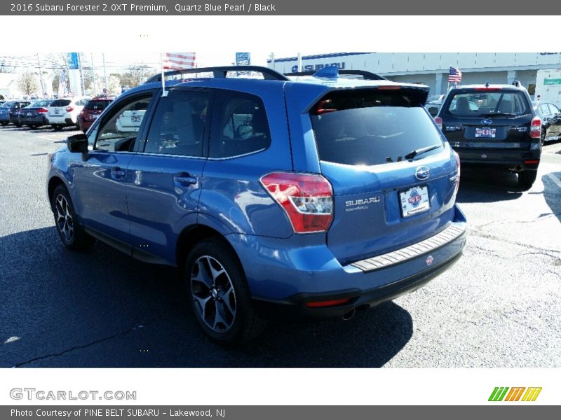 Quartz Blue Pearl / Black 2016 Subaru Forester 2.0XT Premium