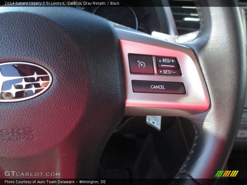 Carbide Gray Metallic / Black 2014 Subaru Legacy 2.5i Limited