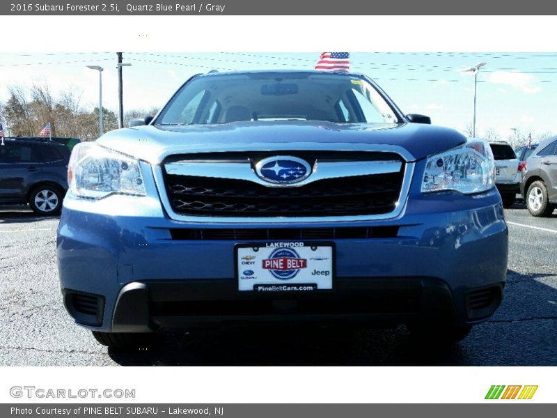 Quartz Blue Pearl / Gray 2016 Subaru Forester 2.5i