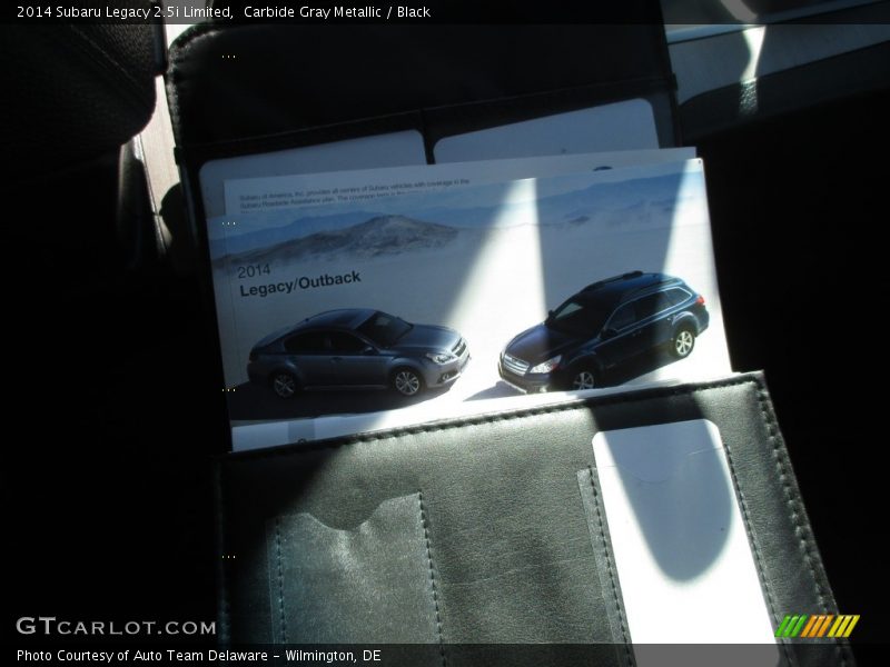 Carbide Gray Metallic / Black 2014 Subaru Legacy 2.5i Limited