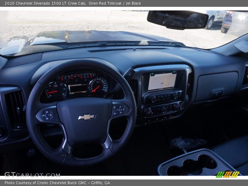 Siren Red Tintcoat / Jet Black 2016 Chevrolet Silverado 1500 LT Crew Cab