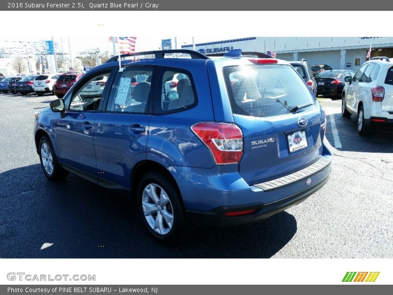 Quartz Blue Pearl / Gray 2016 Subaru Forester 2.5i