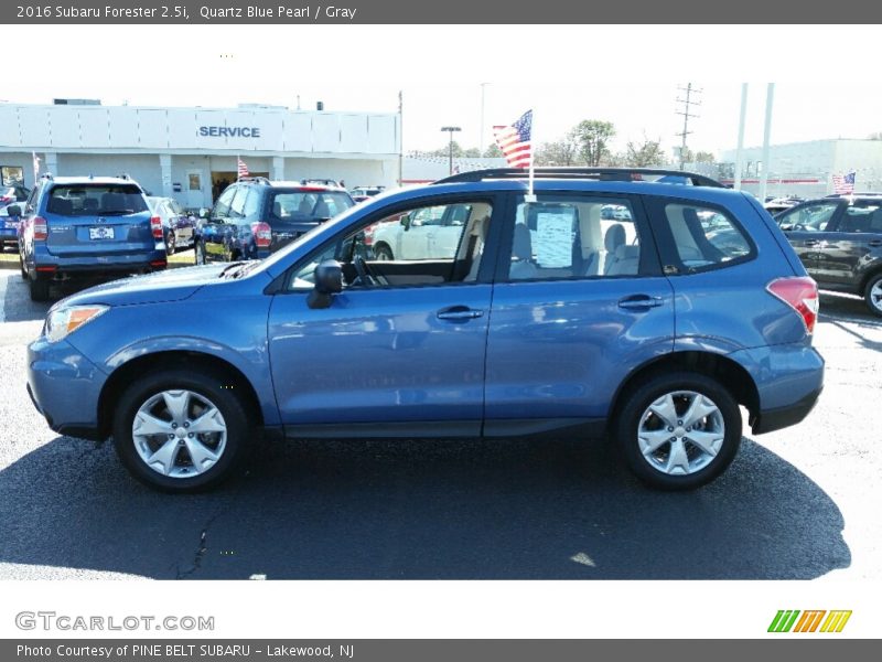 Quartz Blue Pearl / Gray 2016 Subaru Forester 2.5i