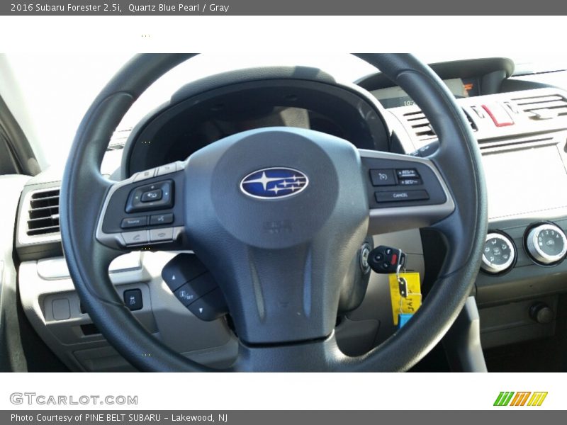 Quartz Blue Pearl / Gray 2016 Subaru Forester 2.5i
