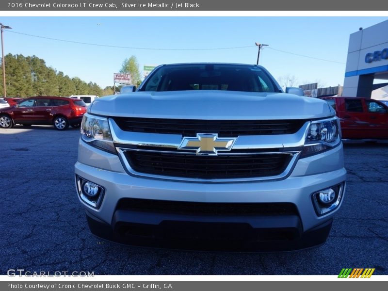 Silver Ice Metallic / Jet Black 2016 Chevrolet Colorado LT Crew Cab
