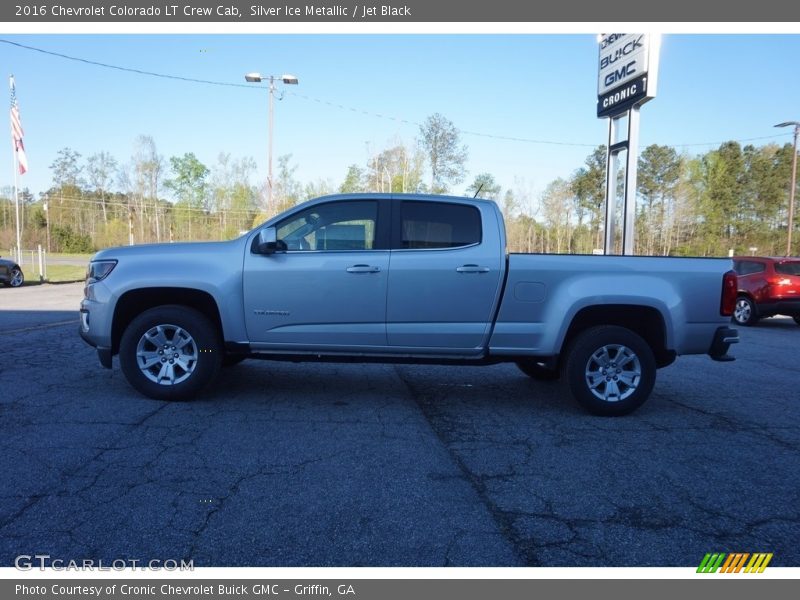 Silver Ice Metallic / Jet Black 2016 Chevrolet Colorado LT Crew Cab