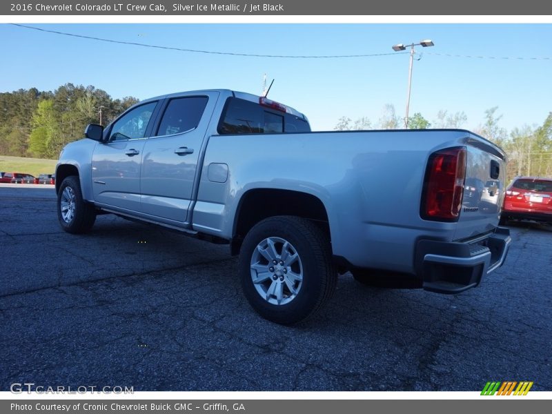 Silver Ice Metallic / Jet Black 2016 Chevrolet Colorado LT Crew Cab
