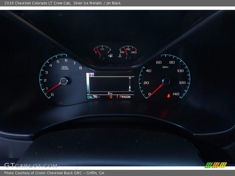 Silver Ice Metallic / Jet Black 2016 Chevrolet Colorado LT Crew Cab