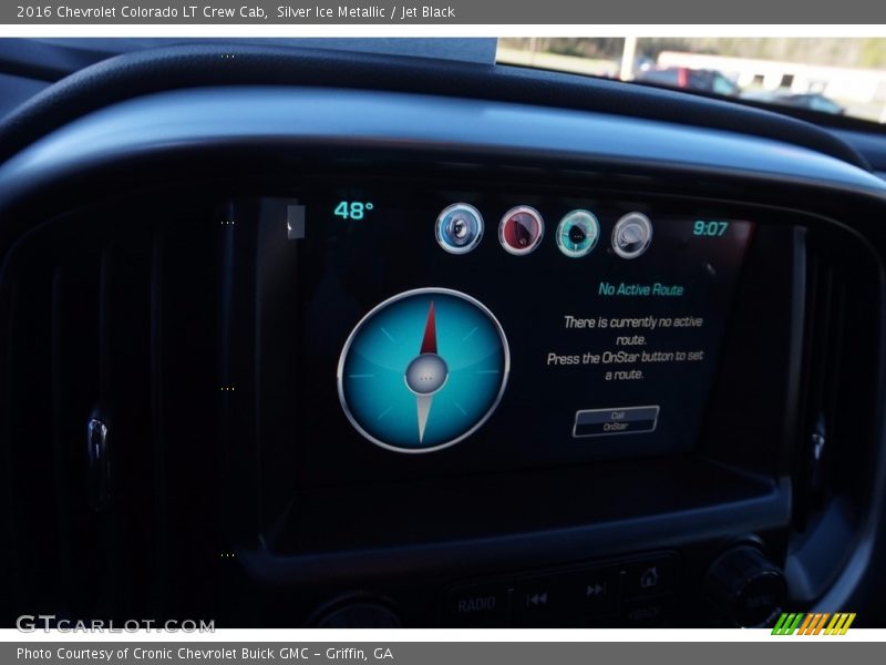Silver Ice Metallic / Jet Black 2016 Chevrolet Colorado LT Crew Cab