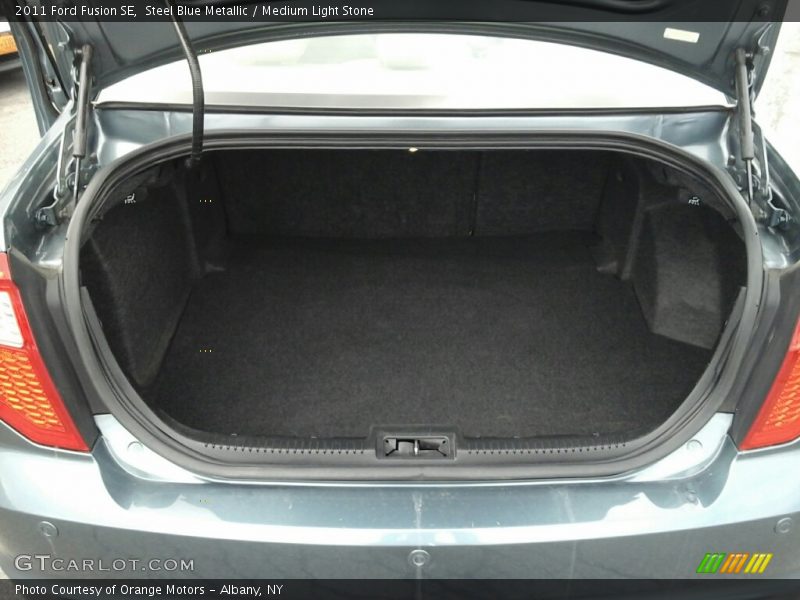 Steel Blue Metallic / Medium Light Stone 2011 Ford Fusion SE