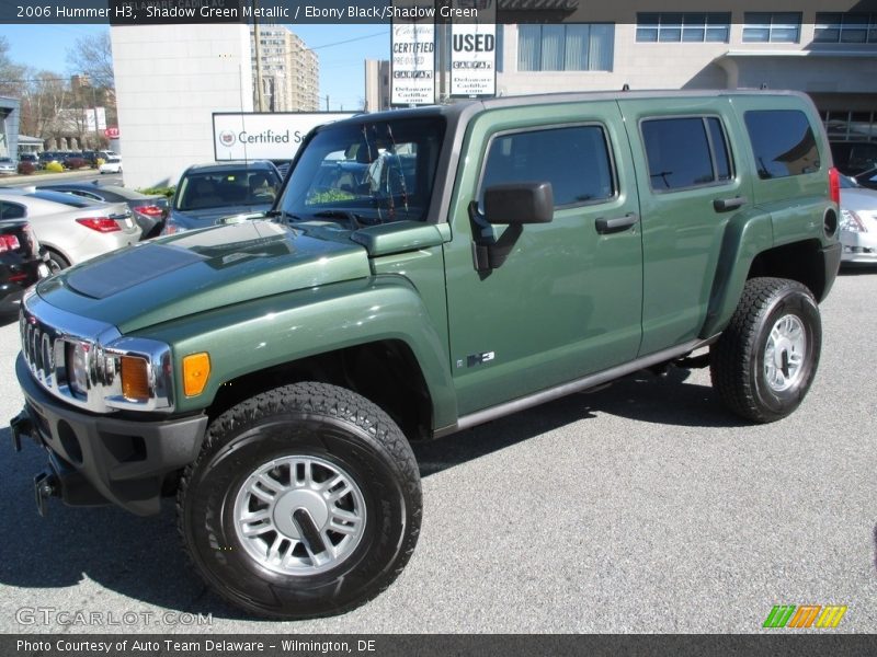 Shadow Green Metallic / Ebony Black/Shadow Green 2006 Hummer H3