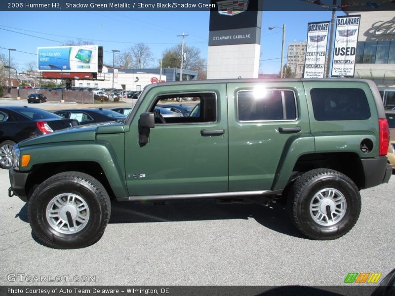 Shadow Green Metallic / Ebony Black/Shadow Green 2006 Hummer H3