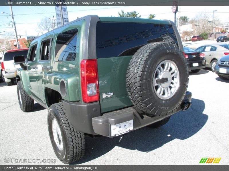 Shadow Green Metallic / Ebony Black/Shadow Green 2006 Hummer H3