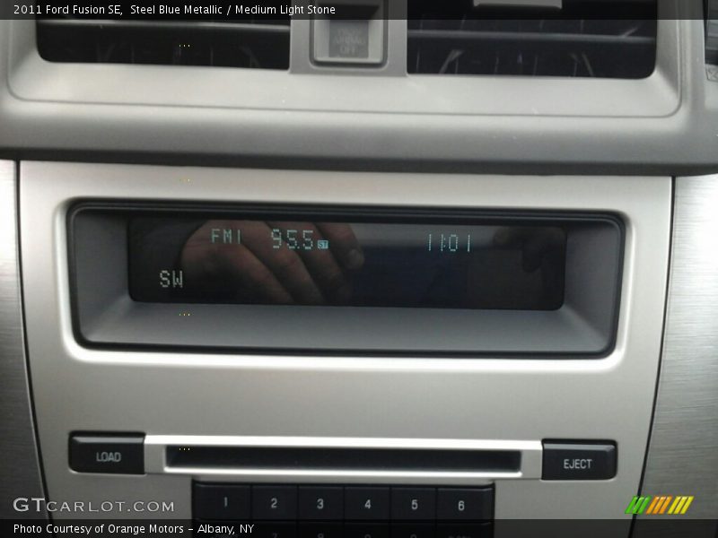 Steel Blue Metallic / Medium Light Stone 2011 Ford Fusion SE
