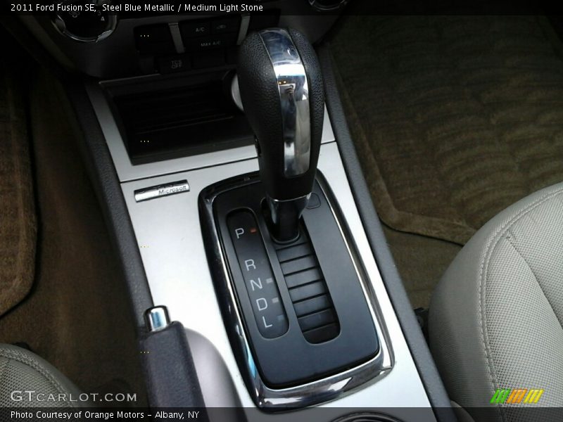 Steel Blue Metallic / Medium Light Stone 2011 Ford Fusion SE